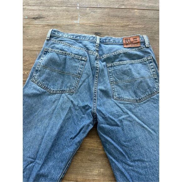 Ralph Lauren Relaxed Fit Mens Blue Jeans, size 34 - Picture 4 of 11